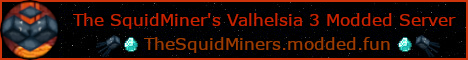 The SquidMiner's Valhelsia 3 Server
